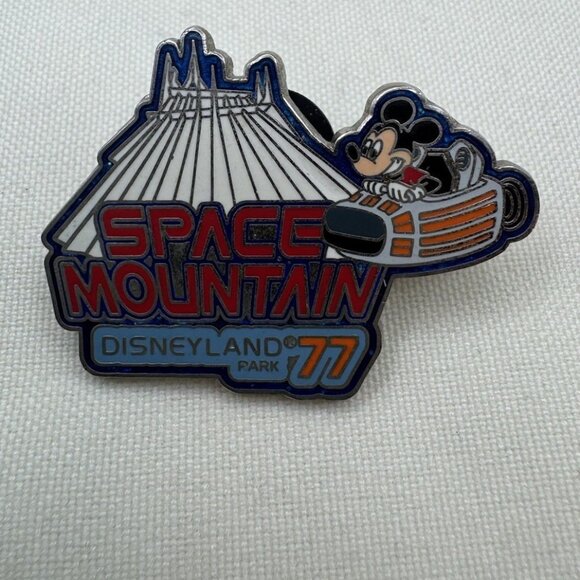 Disney Space Mountain 77 Disneyland Park Pin Mickey Mouse Collectable - Picture 1 of 5